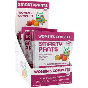 SmartyPants, feminino completo, 15 pacotes