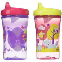 NUK, Gerber Graduates, Advance Developmental Cups, 12+ Months, Girl, 2 Cups, 10 oz (300 ml) Each