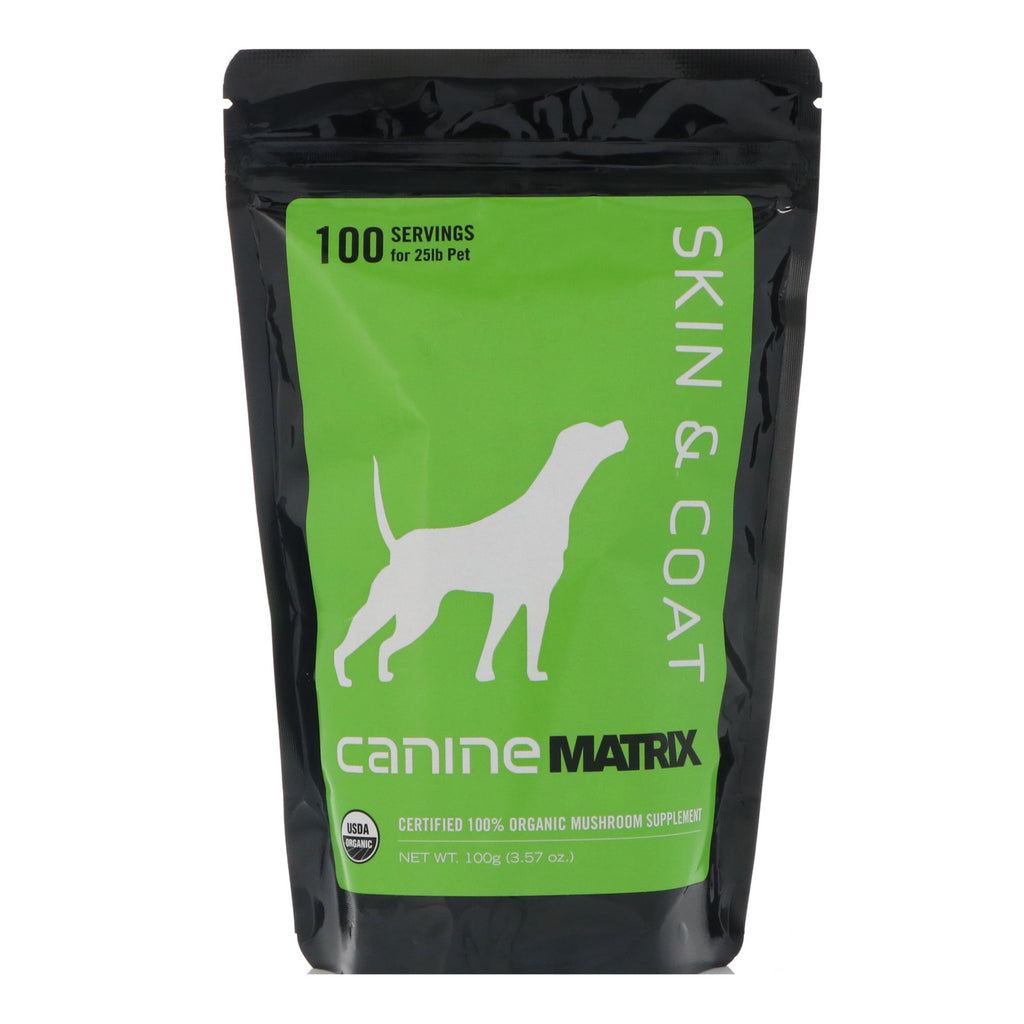 Canine Matrix, Skóra i sierść, Dla psów, 3,57 uncji (100 g)