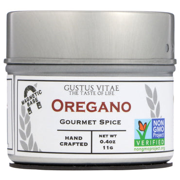 Gustus Vitae, Gourmet Spice, Oregano, 0,4 oz (11 g)