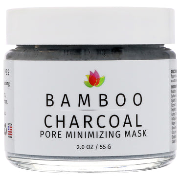 Reviva Labs, Carvão de Bambu, Máscara Minimizadora de Poros, 55 g (2 oz)
