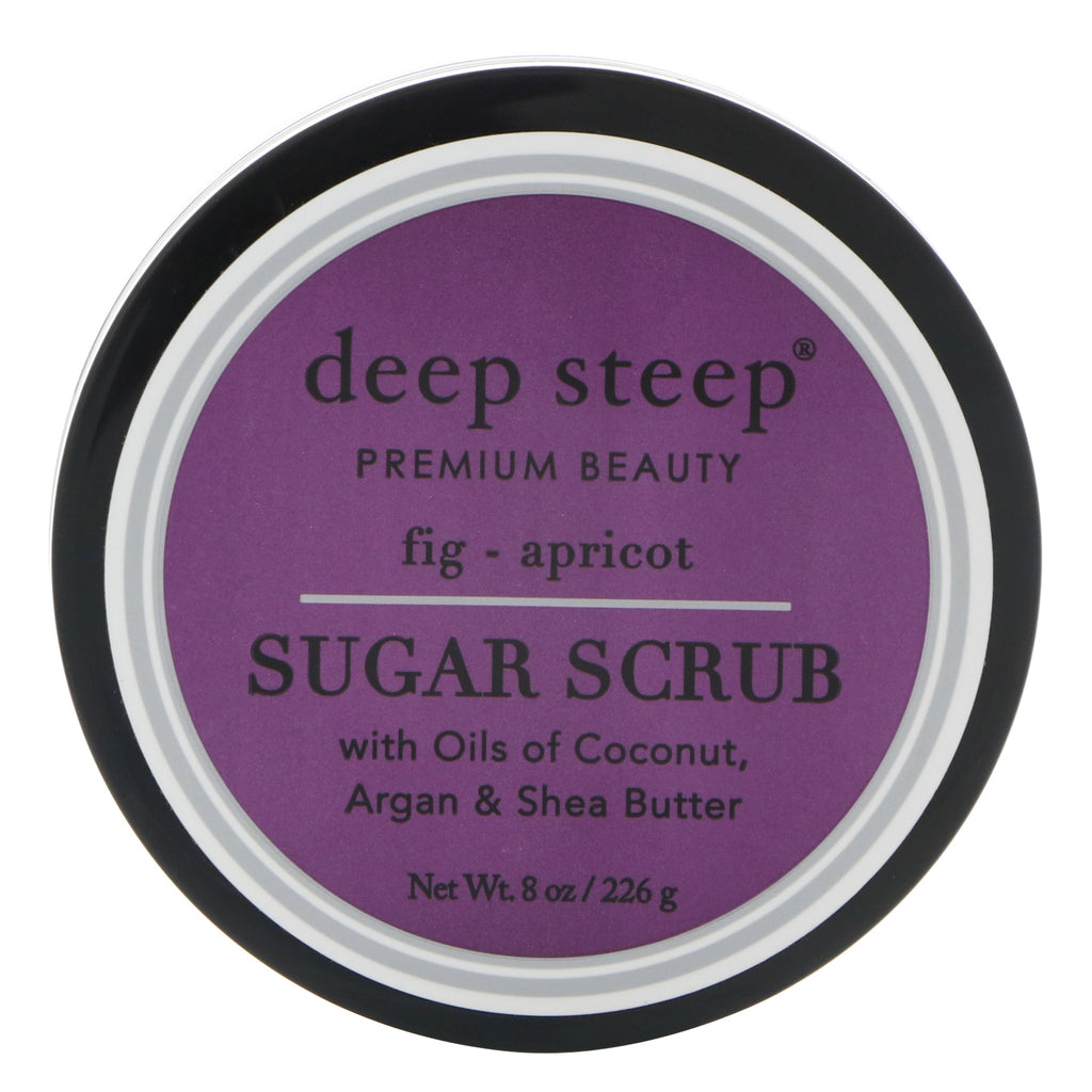 Deep Steep, Gommage au sucre, Figue - Abricot, 8 oz (226 g)