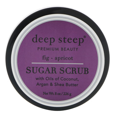 Deep Steep, Sugar Scrub, Fig - Apricot, 8 oz (226 g)
