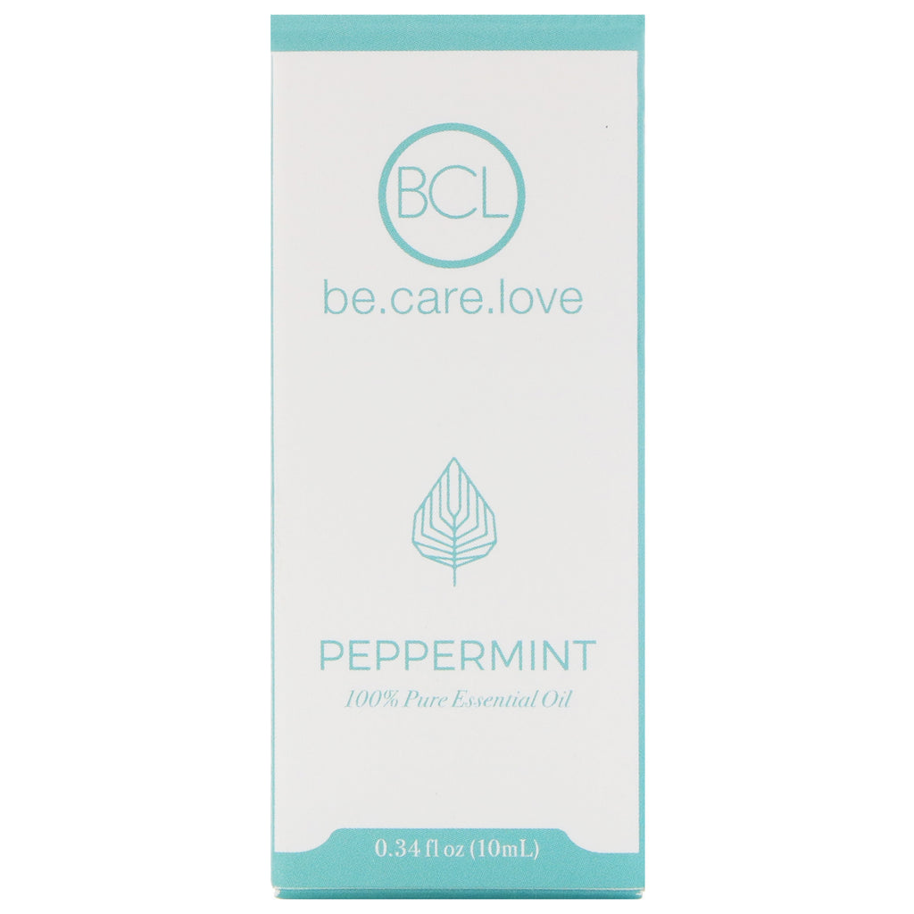BLC, Be Care Love, huile essentielle 100 % pure, menthe poivrée, 0,34 fl oz (10 ml)