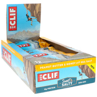 Clif Bar Energy Bars Peanut Butter & Honey with Sea Salt 12 Bars 2.40 oz (68 g) Each