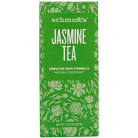 Desodorante natural Schmidt's, fórmula para piel sensible, té de jazmín, 3,25 oz (92 g)