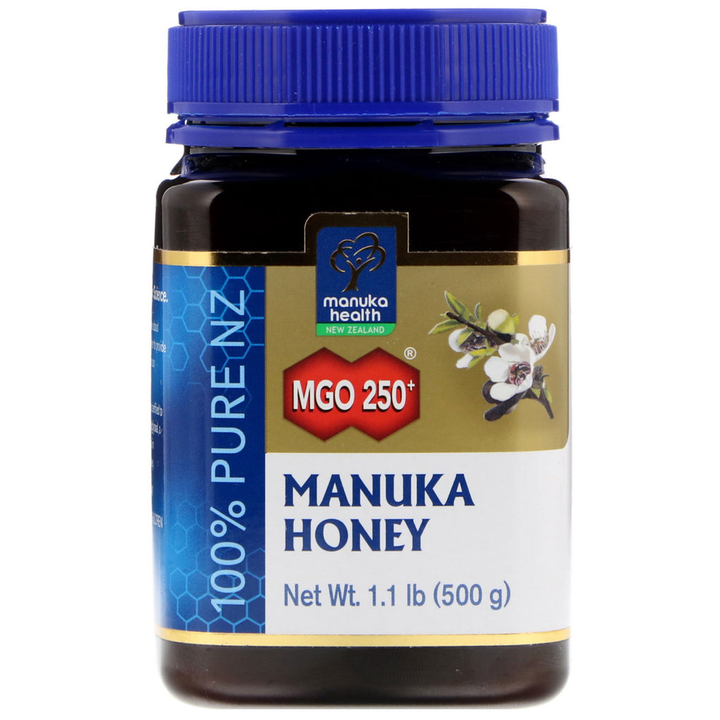 Manuka Health, Miel de Manuka, MGO 250+, 1,1 lb (500 g)