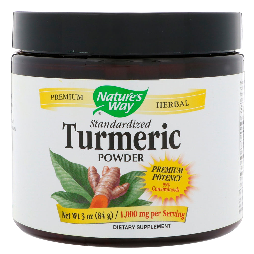 Nature's Way, Standardized Turmeric Powder, 1,000 mg, 3 oz (84 g)