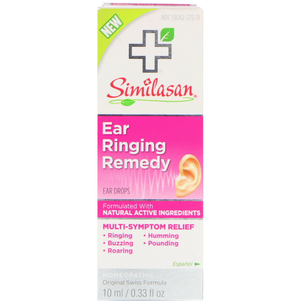Similasan, remediu pentru sunetul urechii, picături pentru urechi, 10 ml (0,33 fl oz)