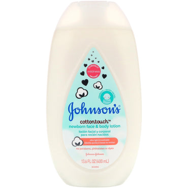 Johnson's Cottontouch Gezichts- en bodylotion voor pasgeborenen 13,6 fl oz (400 ml)
