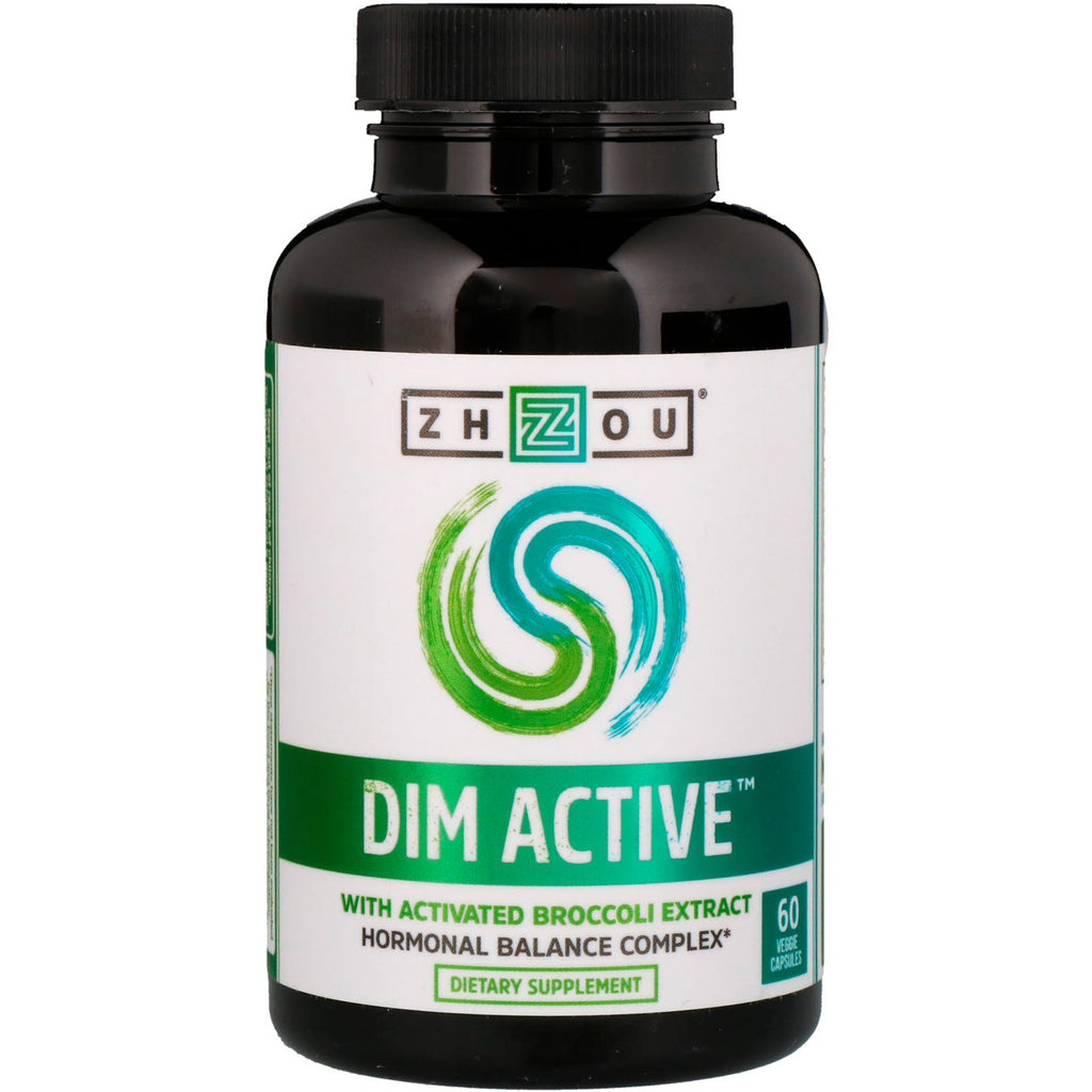Zhou Nutrition, DIM Active, Complexe d'équilibre hormonal, 60 capsules végétariennes