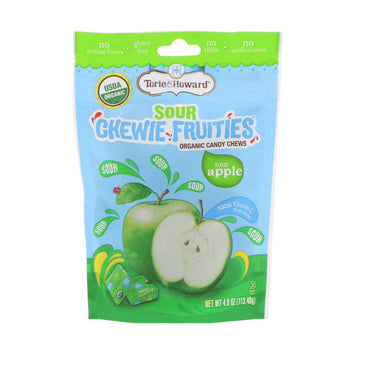Torie &amp; Howard, , Sour Chewie Fruities, Pomme aigre, 4 oz (113,40 g)