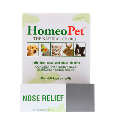 HomeoPet, Alivio para la nariz, 15 ml