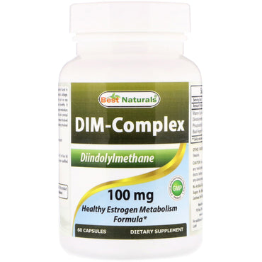 Best Naturals, Dim-Complex, 100 mg, 60 Kapseln