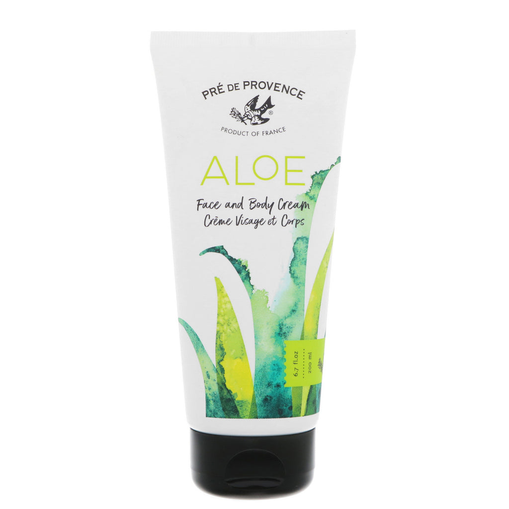 European Soaps, LLC, Pré de Provence, Creme Facial e Corporal de Aloe, 200 ml (6,7 oz)