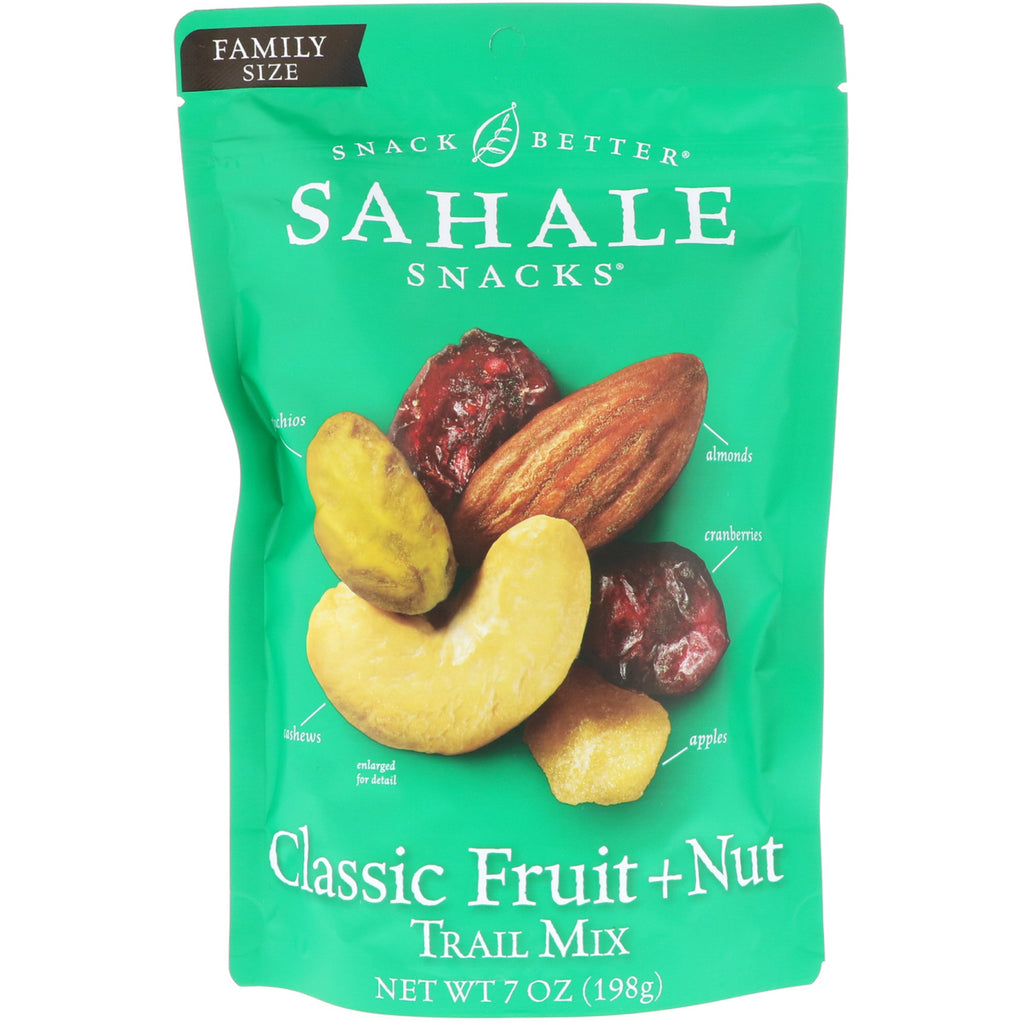 Sahale Snacks, Trail Mix, Klasyczne Owoce + Orzech, 7 uncji (198 g)