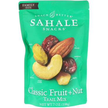 Sahale Snacks, Trail Mix, klassisk frugt + nødder, 7 oz (198 g)