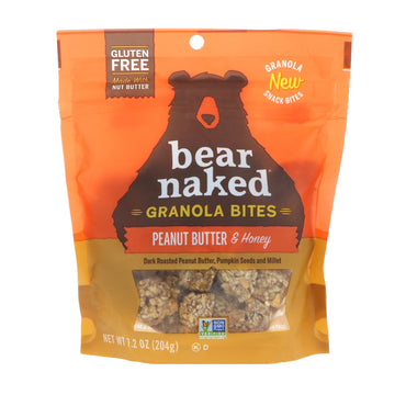 Bear Naked, bouchées de granola, beurre de cacahuète et miel, 7,2 oz (204 g)