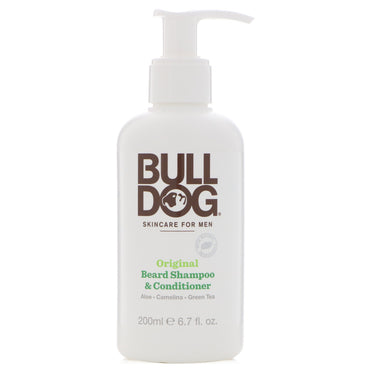 Bulldog Skincare For Men, Shampooing et après-shampooing original pour barbe, 200 ml (6,7 fl oz)