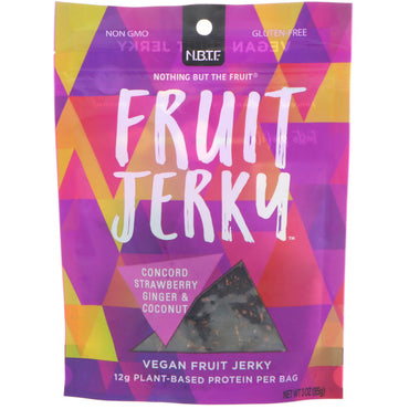 Nothing But The Fruit, Fruit Jerky, Concord Strawberry, Ginger & Coconut, 3 oz (85 g)
