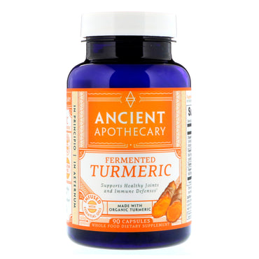 Ancient Apothecary, Fermented Turmeric, 90 Capsules