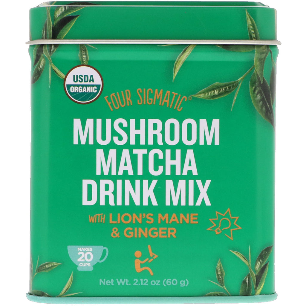 Four Sigmatic, Mushroom Matcha Drink Mix, 2.12 oz (60 g)
