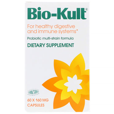 Bio-Kult, Probiotisk Multi-Strain Formula, 160 mg, 60 kapsler