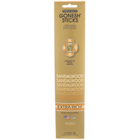 Gonesh, Extra Rich Incense Sticks, Sandalwood, 20 Sticks