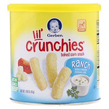 Gerber Lil' Crunchies Ranch Crawler 1,48 onças (42 g)