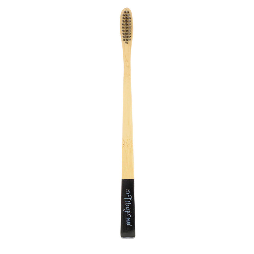 Mijn magische modder, bamboe tandenborstel, zachte borstelharen met actieve kool, 1 tandenborstel