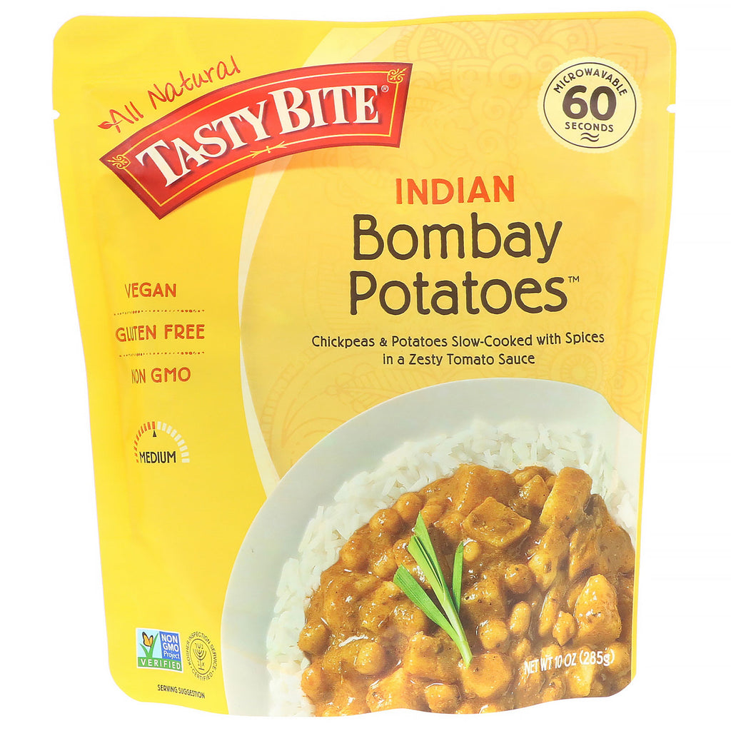 Tasty Bite, indian, cartofi Bombay, 10 oz (285 g)