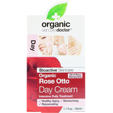 Doctor, Rose Otto Day Cream, 1,7 fl oz (50 ml)
