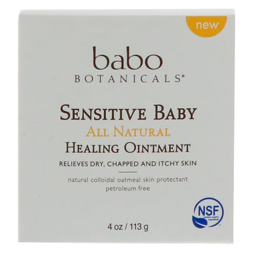Babo Botanicals, Sensitive Baby, Helt naturlig, helbredende salve, 4 oz (113 g)