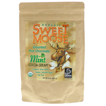 Fun Fresh Foods, Sweet Moose, Gourmet Hot Chocolate, Mint Cocoa Cream, 8 oz (227 g)