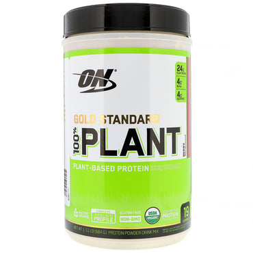 Optimum Nutrition, Gold Standard, 100% Plant-Based Protein, Berry, 1.51 lb (684 g)