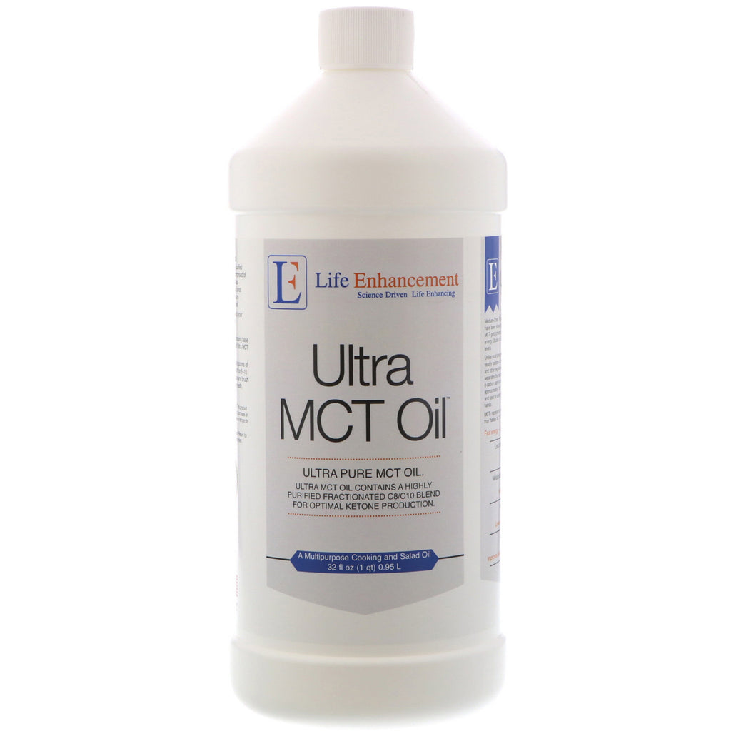 שיפור חיים, אוטרה טהור MCT Oil, 32 fl oz (0.95 ליטר)