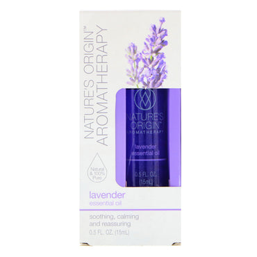 Nature's Origin, Aromatherapie, ätherisches Öl, Lavendel, 0,5 fl oz (15 ml)