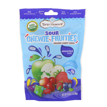 Torie & Howard, , Sour Chewie Fruities, Assorted Sours, 4 oz (113,40 g)