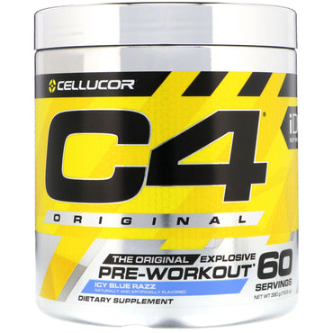 Cellucor, C4 Original Explosive, Pre-Workout, Icy Blue Razz, 13,8 oz (390 g)