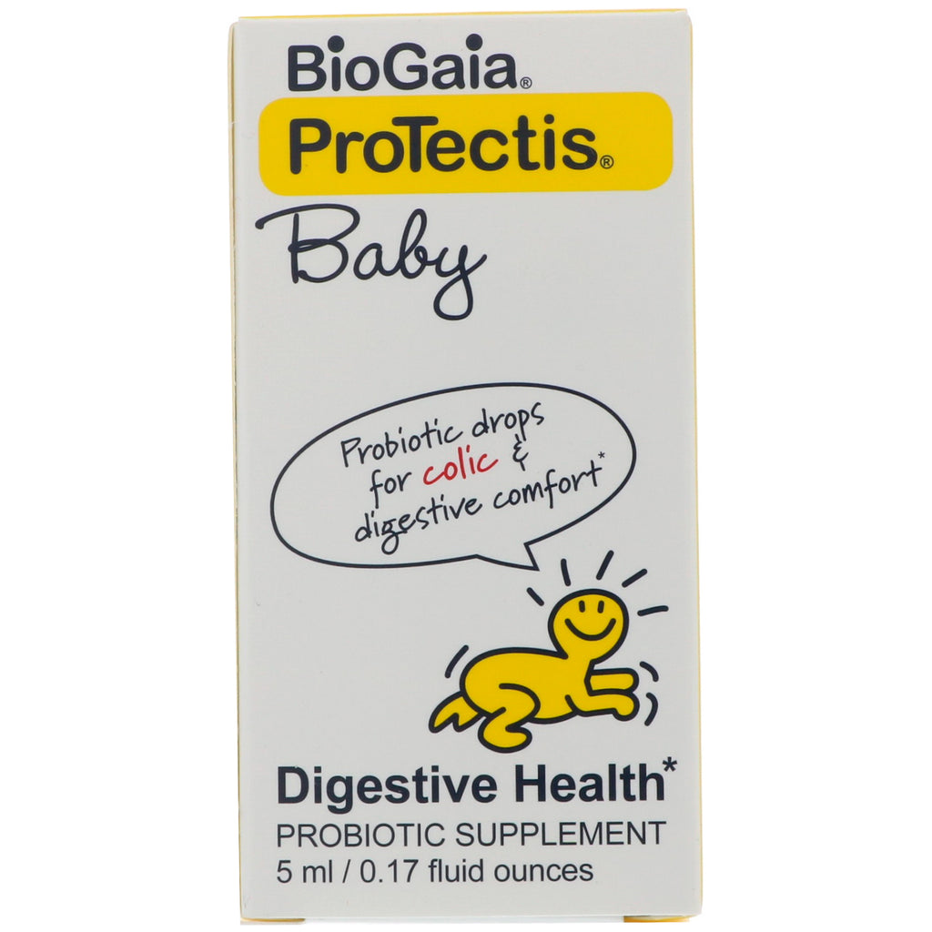 BioGaia, ProTectis, Baby, Saúde Digestiva, Suplemento Probiótico, 5 ml (0,17 fl oz)