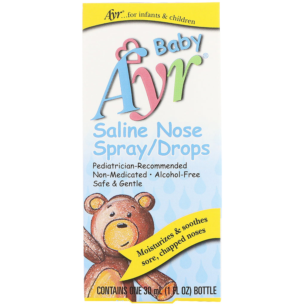 AYR Baby saltvann nesespray/dråper 1 fl oz (30 ml)