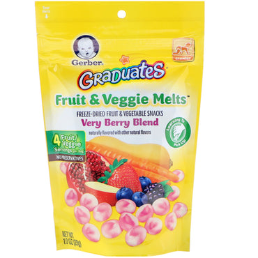 Gerber Graduates Fruit &amp; Veggie Melts Very Berry Blend Crawler 1,0 oz (28 g)