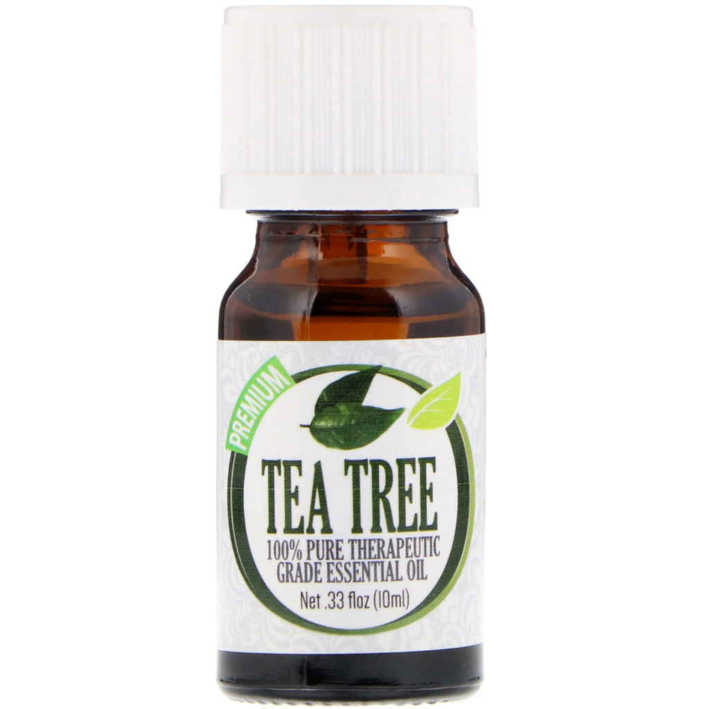 Healing Solutions, 100% Pure Therapeutic Grade Essential Oil, Tea Tree, 0.33 fl oz (10 ml)