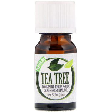 Roztwory lecznicze, 100% czysty olejek eteryczny klasy terapeutycznej, drzewo herbaciane, 10 ml