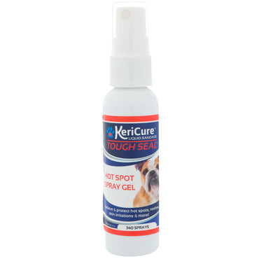 KeriCure, Tough Seal, Hot Spot Spray Gel til alle kæledyr, 2 fl oz (55 ml)