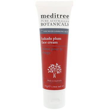 Meditree, Pure Australian Botanicals, Crème pour le visage à la prune de Kakadu, pour une peau d'apparence plus jeune, 1,8 oz (50 g)