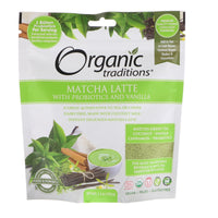 Traditions, Matcha Latte with Probiotics and Vanilla, 5.3 oz (150 g)