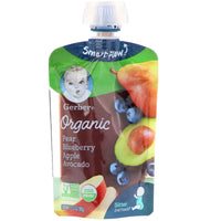 Gerber  Smart Flow Sitter 2nd Foods Pear Blueberry Apple Avocado 3.5 oz (99 g)