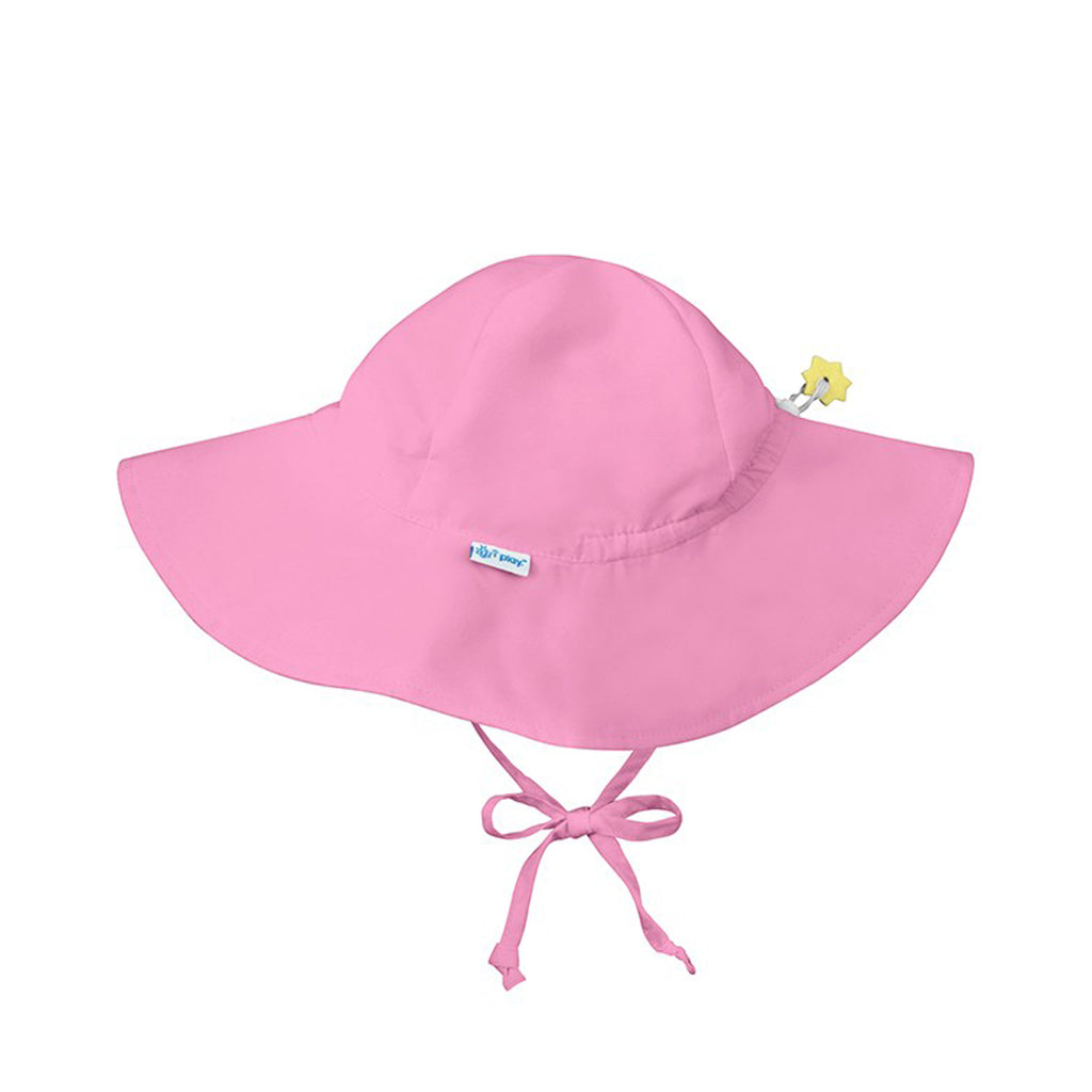 iPlay Inc., قبعة للحماية من الشمس، عامل حماية من الشمس 50+، 2-4 سنوات، وردي فاتح، قبعة واحدة