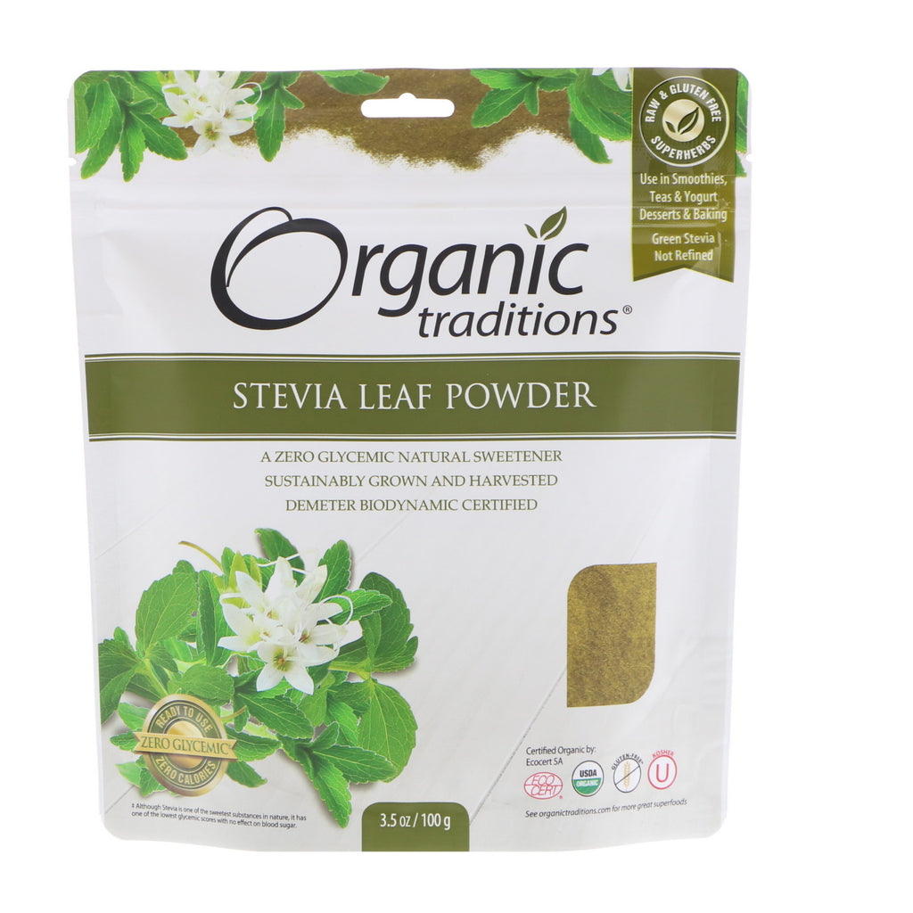 Tradisjoner, Stevia Leaf Powder, 3,5 oz (100 g)